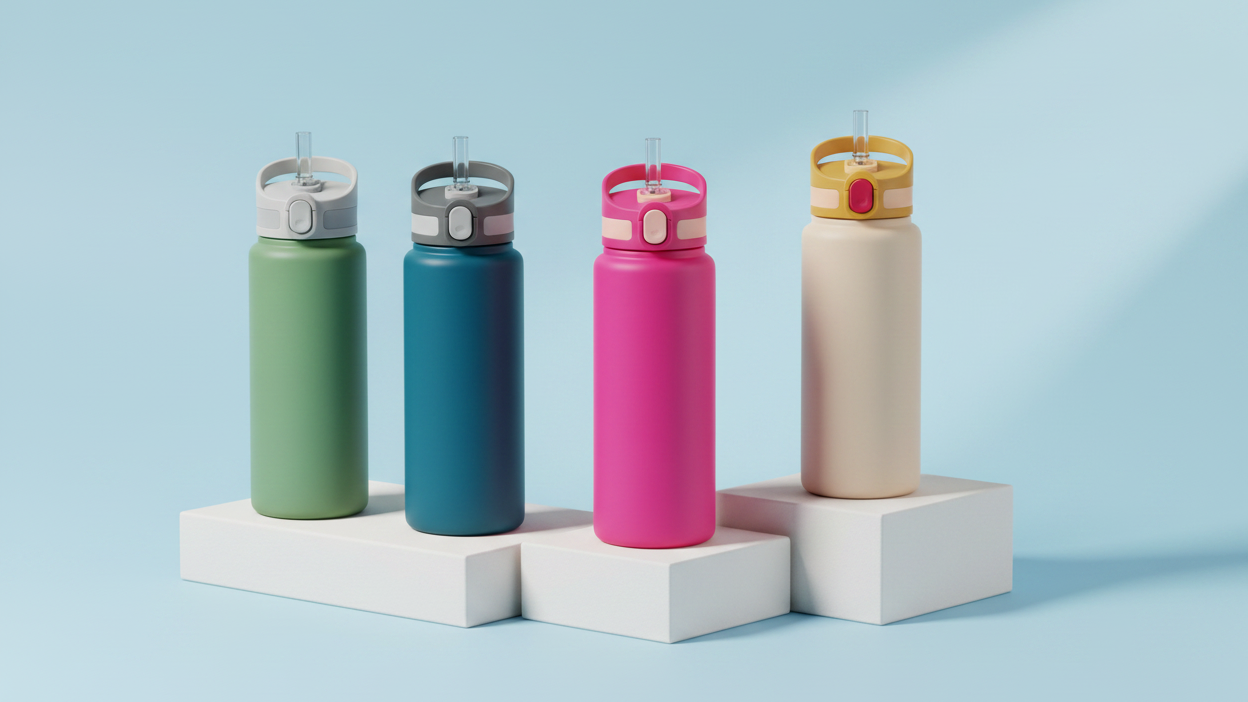 Colorful Insulated Water Bottles Hero Image